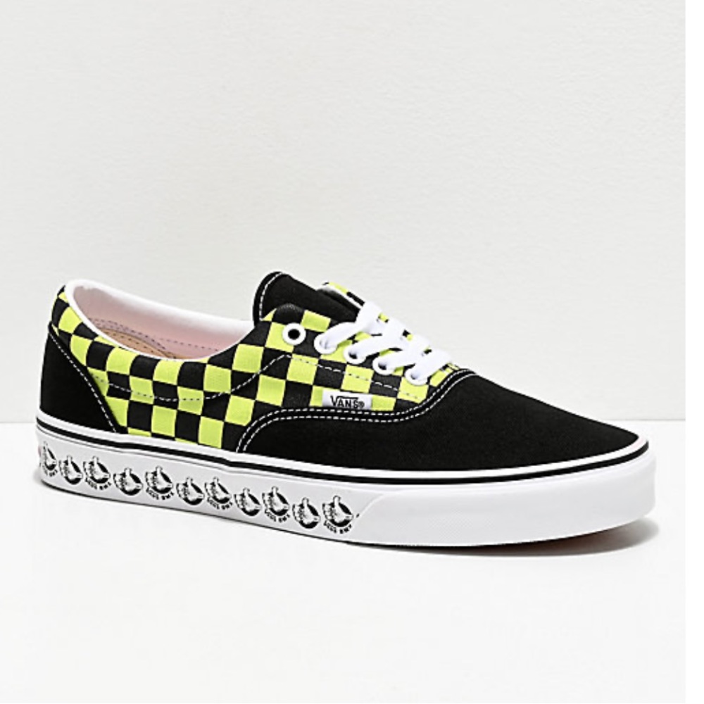 Vans Era BMX Black & Sharp Green Skate Shoes